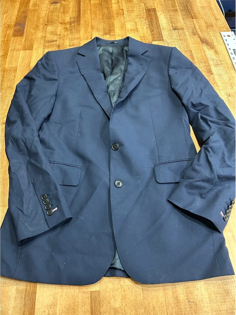 PINK Navy Blue Suit Jacket Blazer